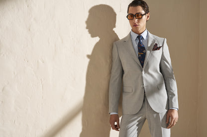Men’s Two-Piece Suit – Light Grey