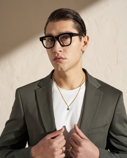 Men’s Two-Piece Suit – Olive Green