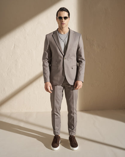 Men’s Two-Piece Suit – Taupe Grey