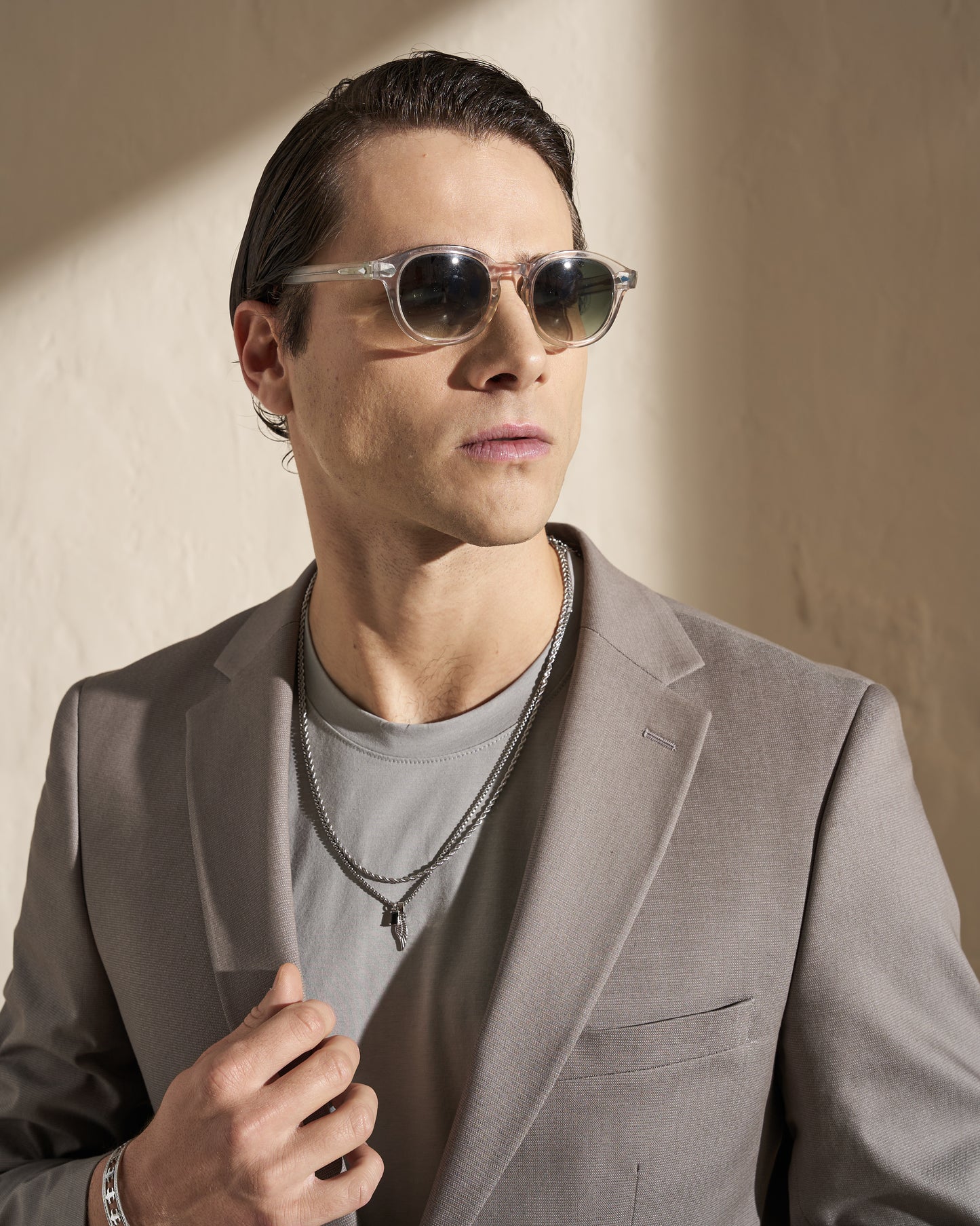 Men’s Two-Piece Suit – Taupe Grey