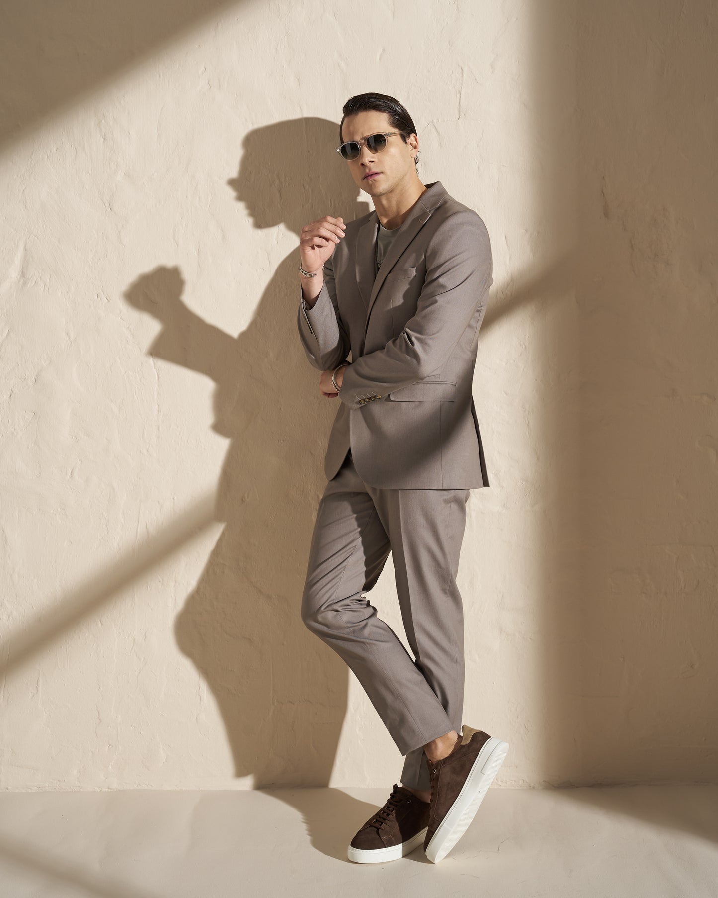 Men’s Two-Piece Suit – Taupe Grey