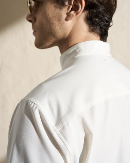 MINIMAL BAND COLLAR SHIRT