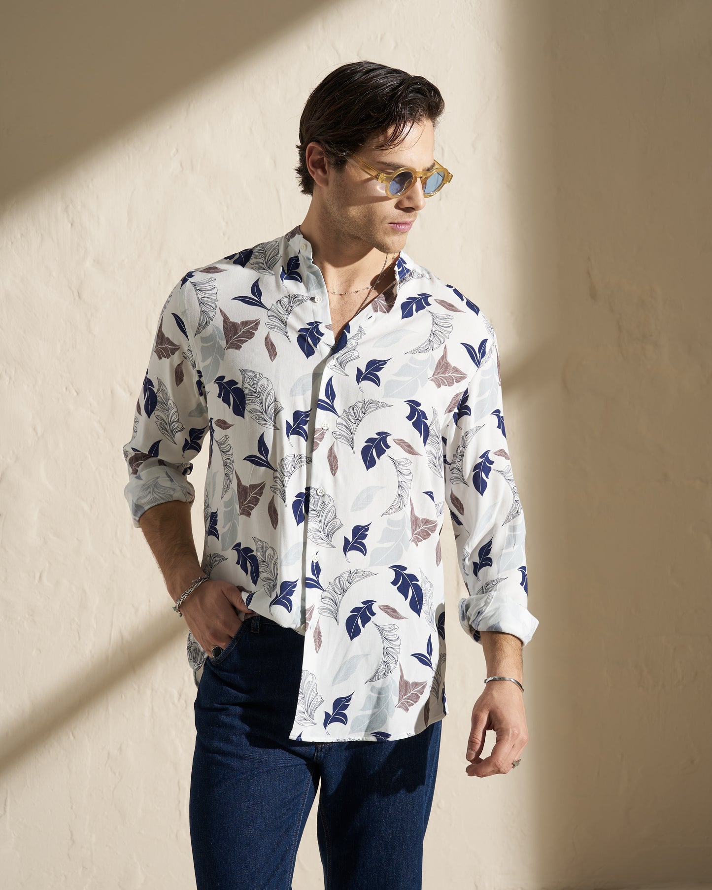 PRINTED RESORT SHIRT