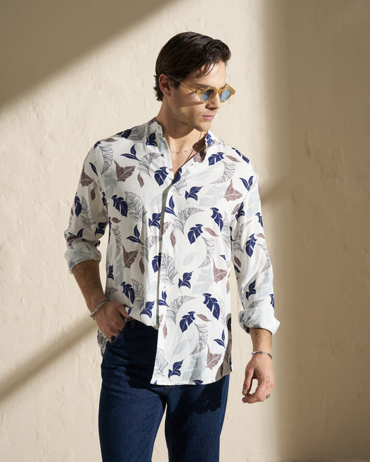 PRINTED RESORT SHIRT