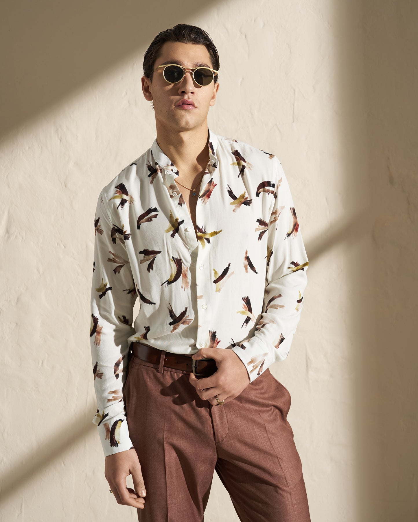 PRINTED VISCOSE SHIRT