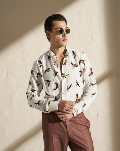 PRINTED VISCOSE SHIRT